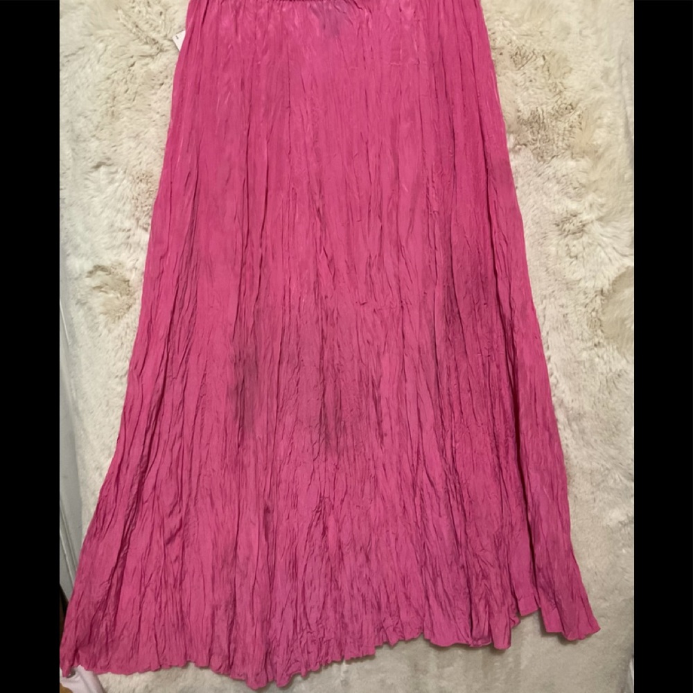 Smocked Maxi Skirt Gauze main image 1